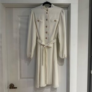 Ann Taylor Cream Dress